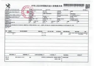 藏红花藏红花进口报关单 — 中华人民共和国海关